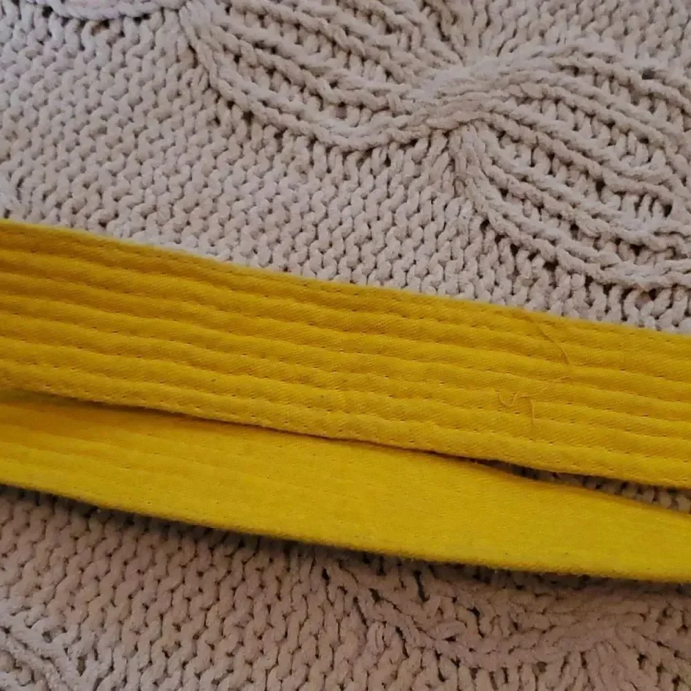 Martial Arts Gi Proforce Gladiator Gi Belt Yellow 3